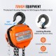 Buy 0.5T Manual Chain Hoist Chain Hoist with 360° Block Hook Lifting Height 2.8m Alloy Steel G80 Chain Guide with Double Ratchet Brake for Cargo Garages