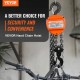 Buy 3T Manual Chain Hoist Chain Hoist with 360° Block Hook Lifting Height 2.8m Alloy Steel G80 Chain Guide with Double Ratchet Brake for Cargo Garages