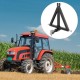 Comprar Receptor de Enganche 3 Puntos Enganche de Remolque de Tractor Categoría 1, Adaptador de Barra de Tiro Estándar 5,08cm, 635x610 mm con Pasadores para Trabajos de Construcción de Equipos Agrícolas