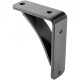 Buy Folding Brackets 10.2 x 12.7 x 3.8 cm, Shelf Brackets with Load Capacity 204 kg, Shelf Support, Shelf Brackets, Bracket Support, Steel Material, Matte Black Color