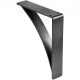 Buy Folding Brackets 22.9 x 30.5 x 10.2 cm, Shelf Brackets with Load Capacity 204 kg, Shelf Support, Shelf Brackets, Bracket Support, Steel Material, Matte Black Color