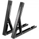 Buy Folding Steel Shelf Brackets, 2-Piece Shelf Supports, 54x60x4.5 cm Shelf Support, 25 mm Thick Shelf Brackets, 500 Pound Capacity with Screws and Wrenches