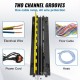 Buy Cable Protection Ramp Cable Channel 1 Piece 2 Way Floor Cable Channel 3.05 x 2.79 cm TPU and TPR Cable Protector