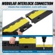 Buy Cable Protection Ramp Cable Channel 1 Piece 2 Way Floor Cable Channel 3.05 x 2.79 cm TPU and TPR Cable Protector