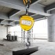 Buy Chain Hoist 2200 lbs / 1 T Manual Chain Winch Hoist Max Lift 3 m Durable Lifting Housing, Chain Lifting Tool for Lifting Loads, Yellow