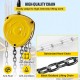 Buy Manual Chain Hoist 2200lb/1ton 6m Pulley Winch Lifting Yellow Lifting Equipment Tool