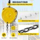 Buy 2ton 3m Manual Chain Hoist, Yellow Lever Chain Hoist, Lifting Equipment Tool