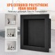 Buy Recessed Bathroom Niche 16" x 16" x 4" Wall Mounted Shower Niche Simple XPS Plastic Shelf Modern Sealed Protection for Bathroom, Shower, Soap Storage, Black