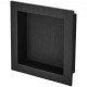 Comprar Nicho Empotrable para Baño 40,64 x 40,64 x 10 cm Nicho de Ducha Montado en Pared Estante de Plástico XPS Simple Protección Sellada Moderna para Baño, Ducha, Almacenamiento de Jabón, Negro