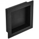 Comprar Nicho Empotrable para Baño 40,64 x 40,64 x 10 cm Nicho de Ducha Montado en Pared Estante de Plástico XPS Simple Protección Sellada Moderna para Baño, Ducha, Almacenamiento de Jabón, Negro