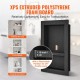 Buy Recessed Bathroom Niche 16x24x4 Inch Double Wall Shower Niche XPS Plastic Shelf Square Corners Modern Sealed Protection for Bathroom, Shower, Soap Storage, Black