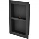 Buy Recessed Bathroom Niche 16x24x4 Inch Double Wall Shower Niche XPS Plastic Shelf Square Corners Modern Sealed Protection for Bathroom, Shower, Soap Storage, Black