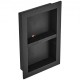 Buy Recessed Bathroom Niche 16x24x4 Inch Double Wall Shower Niche XPS Plastic Shelf Square Corners Modern Sealed Protection for Bathroom, Shower, Soap Storage, Black