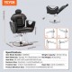 Comprar VEVOR Sillón de Peluquería Inclinable 90°-130° Sillón de Peluquería Hidráulico Giratorio 360° 150 kg Altura Regulable 1090-1250 mm Asiento de Peluquería para Salón Profesional, Champú, Belleza, Negro