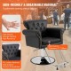 Comprar VEVOR Sillón de Peluquería Hidráulico Sillón de Peluquería Giratorio 360° Carga 150 kg Altura Regulable 905-1060 mm Asiento de Peluquería con Reposapiés para Salón Profesional, Champú, Belleza, Negro