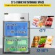 Buy Freestanding Refrigerator 780 L Large Capacity Refrigerator with Doors 272 W Freestanding Refrigerator and Freezer 121x70x195 cm Stainless Steel Material, Separate Temperature Control 4 Doors