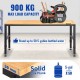 Comprar Banco de Trabajo de Altura Ajustable 72-97 cm Banco para Taller Escritorio de Tablón de Roble 183 x 64 cm Marco de Acero Mesa de Trabajo Carga de 900 kg para Garajes, Talleres, Oficinas, Hogares