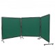 Comprar Cortina de Soldadura con Marco 3 Paneles Pantalla de Cortina Protectora de Soldadura 1,8x1,8m de Vinilo Ignífugo con 12 Ruedas Giratorias (6 con Bloqueo) Mobile Pro para Taller, Industria, Verde