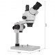 Buy Trilocular Stereo Microscope, 3.5X-90X Stereo Microscope, 55-75mm Professional Stereo Microscope, Trilocular Microscope with Adjustable Pillar Stand for Insect Observation, etc.