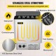 Buy Sauna Heater 380V-415V 9KW, Controller Home Sauna Room 380V-415V 9KW, Electric Heater Sauna Stove, Sauna Stove, Electric Steam Sauna Stove for Room 9-13m3