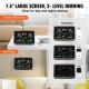 Buy in 1 Wireless Weather Station for Outdoor and Indoor Large 7.5" Color Display Digital Weather Station with Atomic Clock Sensor Adjustable Backlight Calendar