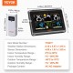 Buy in 1 Wireless Weather Station for Outdoor and Indoor Large 7.5" Color Display Digital Weather Station with Atomic Clock Sensor Adjustable Backlight Calendar