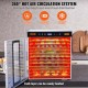 Buy Food Dehydrator Machine 10 Stainless Steel Trays 1000W Electric Fruit and Vegetable Dehydrator Adjustable Temperature 30-90 °C Timer 0.5-48h for Herbs, Meat