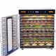 Buy Food Dehydrator Machine 10 Stainless Steel Trays 1000W Electric Fruit and Vegetable Dehydrator Adjustable Temperature 30-90 °C Timer 0.5-48h for Herbs, Meat