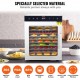 Buy Food Dehydrator Machine 10 Stainless Steel Trays 800W Electric Fruit and Vegetable Dehydrator Adjustable Temperature 30-90 °C Timer 0.5-48h for Herbs, Meat