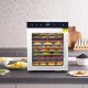 Buy Food Dehydrator Machine 10 Stainless Steel Trays 800W Electric Fruit and Vegetable Dehydrator Adjustable Temperature 30-90 °C Timer 0.5-48h for Herbs, Meat