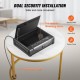 Buy Biometric Steel Gun Safe for 2 Pistols with 3 Access Ways Fingerprint, Password and Key Gun Safe Box for Jewelry Documents Pistols, 28x18x5 cm