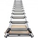 Comprar Escalera Telescópica Plegable de Aluminio para Ático 600 x 1000 mm Capacidad de Carga de 158,8 kg Extensión Multiusos Ligera y Portátil Altura de Instalación 9,8-10,5' para Ático, Oficina, Hogar