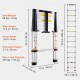 Buy Aluminum Telescopic Ladder Extension Step 380cm Load 170kg