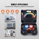 Buy 3 Way Manifold Gauge Set for R134A R22 R12 R502 Refrigeration Charging 1.5m Hose Refrigerant Recharging with Gauge and Adapter Refrigeration Box for Refrigerant