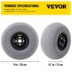 Buy Inflatable Pneumatic Wheel 10"Pvc 77LBS Balloon Wheel Tires Wheel Tires Plastic Rim 1.9kg Wheel Tires