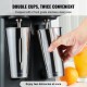 Buy Electric Blender for Smoothies with 2 Heads Blender 750 W 3 Speeds 15000/18000/21000 rpm 2 Stainless Steel Cups 820 mL for Preparing Drinks Milk Tea Smoothie Home Bar