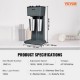 Buy Electric Blender for Smoothies with 2 Heads Blender 750 W 3 Speeds 15000/18000/21000 rpm 2 Stainless Steel Cups 820 mL for Preparing Drinks Milk Tea Smoothie Home Bar