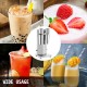 Buy 800 mL Two-Cup Smoothie Maker, Electric Blender Drink Mixer Two Speeds, Stainless Steel Ice Cream and Milkshake Blender, Blender with 18000 r/min Motor Speed