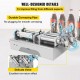 Buy Pneumatic Liquid Filling Machine with 2 Nozzles Electric Liquid Filling Machine Liquid Filling Machine for Perfume Drink Water Milk Olive Oil