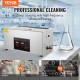 Buy Ultrasonic Cleaner 22L, Digital Stainless Steel Ultrasonic Tray with Heating Adjustable Time and Temperature Ultrasonic Cleaning Device for Jewelry Glasses Watches