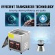 Buy 2L Ultrasonic Cleaner, Digital Stainless Steel Ultrasonic Tray with Heating Adjustable Time and Temperature Ultrasonic Cleaning Device for Jewelry Glasses Watches