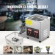 Buy 2L Ultrasonic Cleaner, Digital Stainless Steel Ultrasonic Tray with Heating Adjustable Time and Temperature Ultrasonic Cleaning Device for Jewelry Glasses Watches