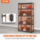 Buy Tier Adjustable Storage Shelving Heavy Duty Metal Garage Shelving 2000lbs 75x30x152cm Storage Rack for Kitchen Workshop Basement Bathroom Laundry Room