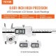 Buy Digital Caliper 6"/150mm ABS Stainless Steel Electronic Caliper Inch/mm Conversion Zero Adjustment Function LCD Display 4 Measuring Modes IP54 Waterproof for Accurate Measurement