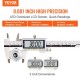 Buy Digital Caliper 6"/150mm Electronic Caliper Inch/mm Conversion Large LCD Display 4 Measuring Modes Stainless Steel and ABS IP54 Waterproof for Precision Measurement