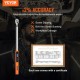 Buy Digital Torque Wrench 1/2" Torque Wrench 34-340 Nm Accuracy ±2% Adjustable Ratchet Wrench 72 Teeth LED Buzzer Vibration Backup with Extension Adapters Maintenance Kit