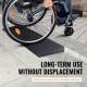 Buy Cuttable Threshold Ramp Height 4cm Non-Slip Rubber Wheelchair Ramp Width 90cm Load 15t Non-Slip Access Ramp Double-Sided Adhesive Strip for Door Entrance