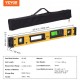 Buy Magnetic Spirit Level Torpedo Level 600mm Backlit LED Display Leveling Tool 0-360° Aluminum Alloy Gravity Sensor for Measurement Construction Industry Home