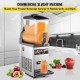 Buy Commercial Slush Machine 15L 500W Commercial Ice Slush Machine 16°F to 32°F Slush Machine Ice Cream Separate Tank Control Light Display Low Noise