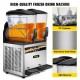 Buy Commercial Slush Machine 2x15L 1000W Commercial Ice Slush Machine -3℃ to -2℃ Slush Machine Separate Tank Control Light Display Low Noise